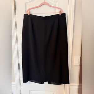 Investments Black Pencil Skirt Sz 18W